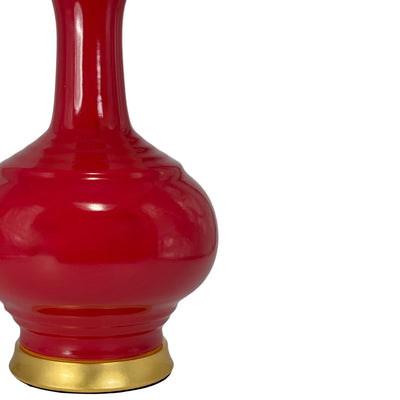 Hwang Bishop Chai Table Lamp in Chili