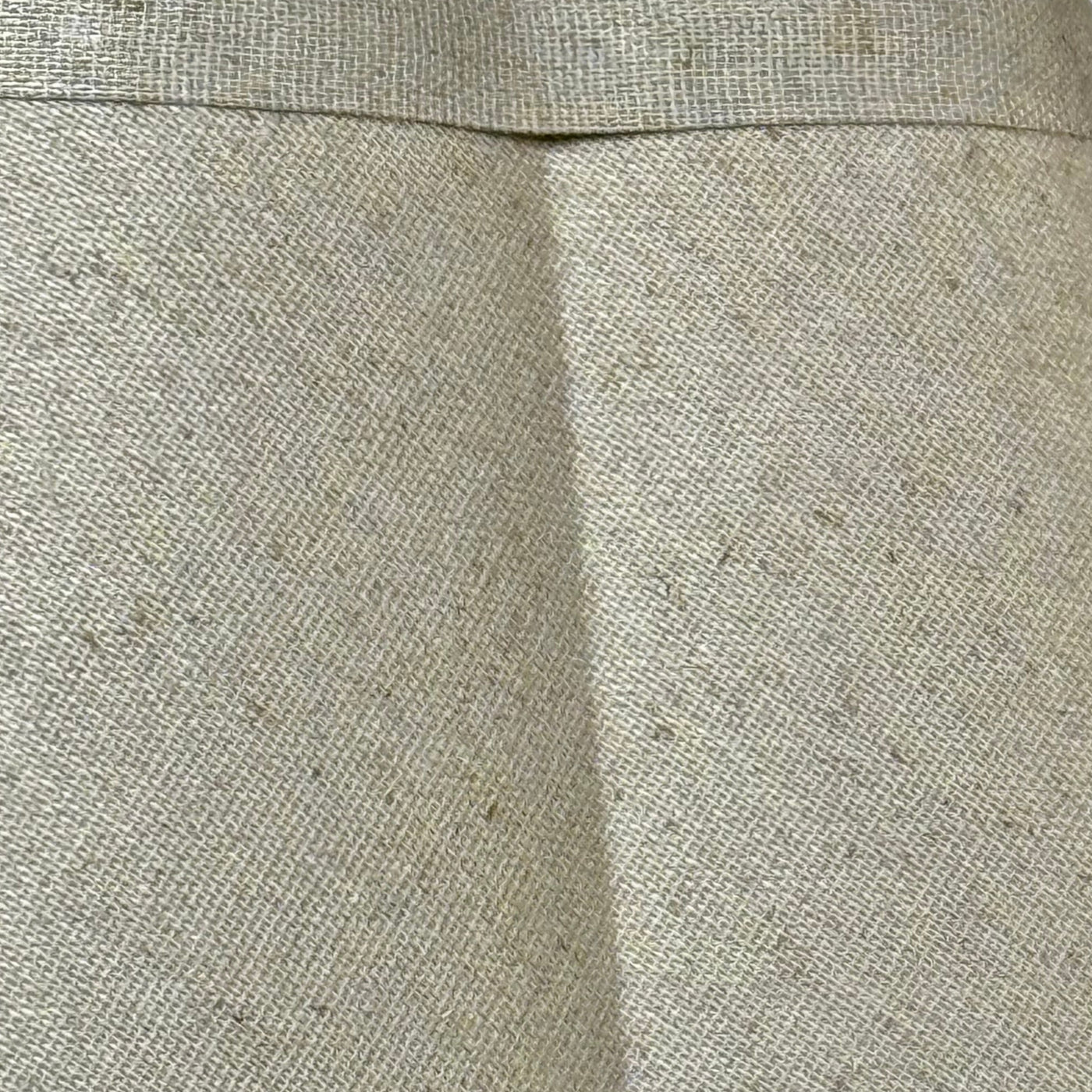 Out Scallop Natural Linen Hardback Lampshade