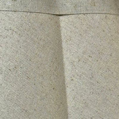 Out Scallop Natural Linen Hardback Lampshade