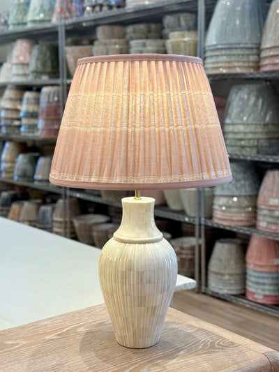 Rosanna Lonsdale Patmos Reverse Pink & Cream Lampshade