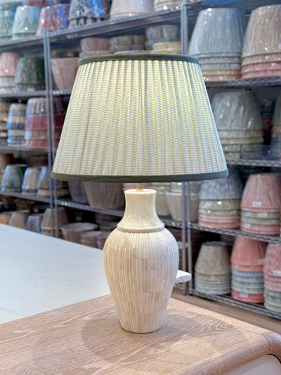 Rosanna Lonsdale Green Striped Lampshade