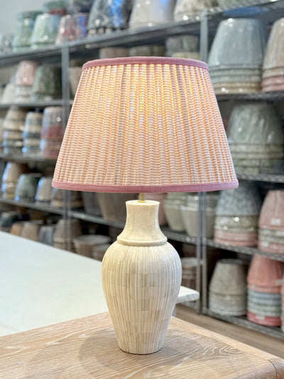 Rosanna Lonsdale Pink Striped Lampshade