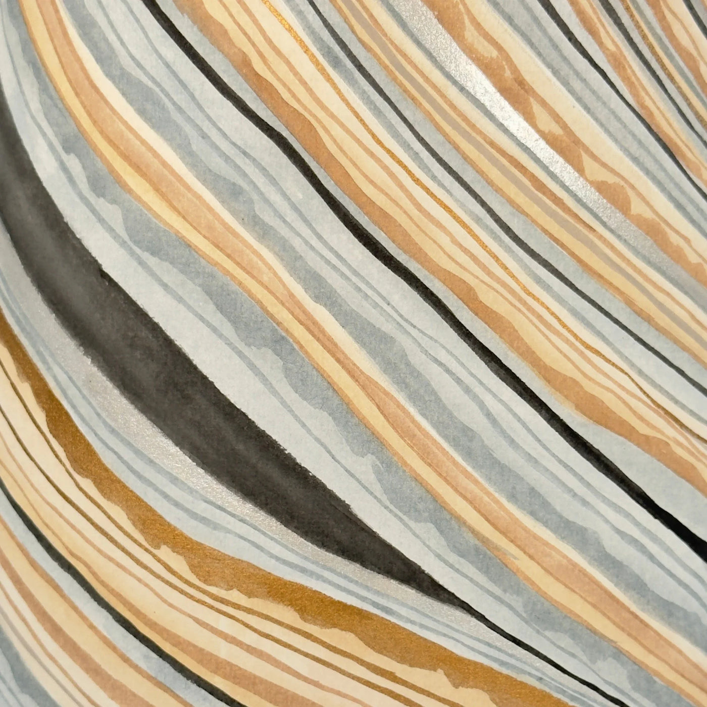 Gracie - Handpainted Marble Wallpaper Chandelier Shade