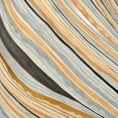 Gracie - Handpainted Marble Wallpaper Chandelier Shade