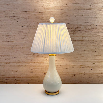 Small White Stone Jade Ball Finial
