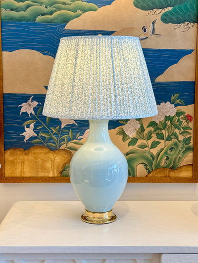 Paul Schneider Athens Lamp in Glossy Light Blue