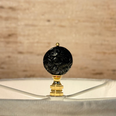 Black Cinnabar Dragon Finial