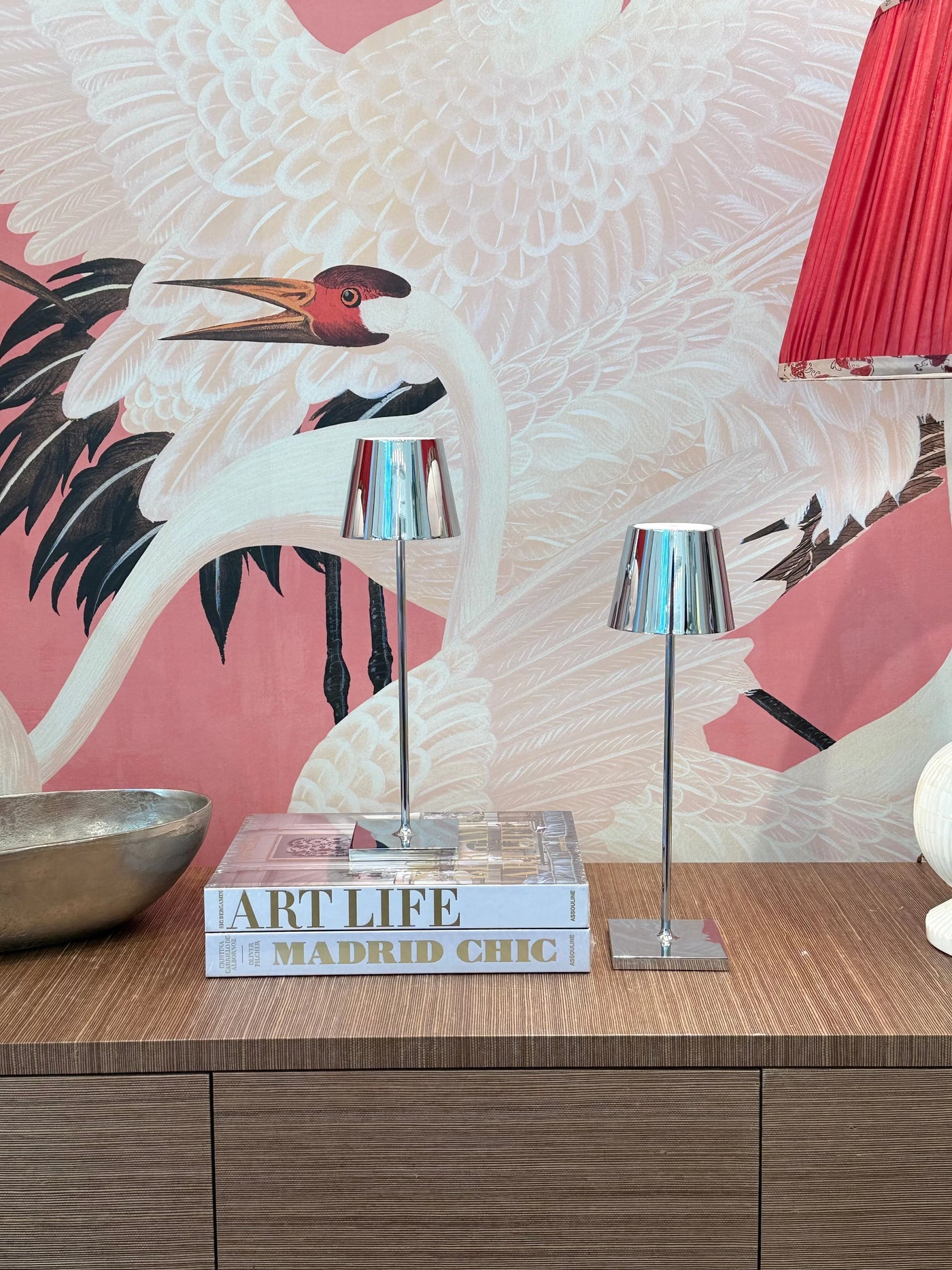 Poldina Pro Table Lamp - Glossy Chrome