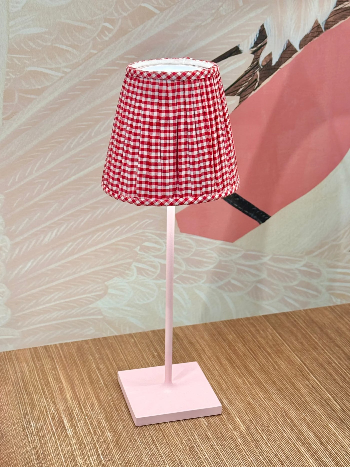 Red Gingham Lampshade for Poldina Pro & Pro Mini