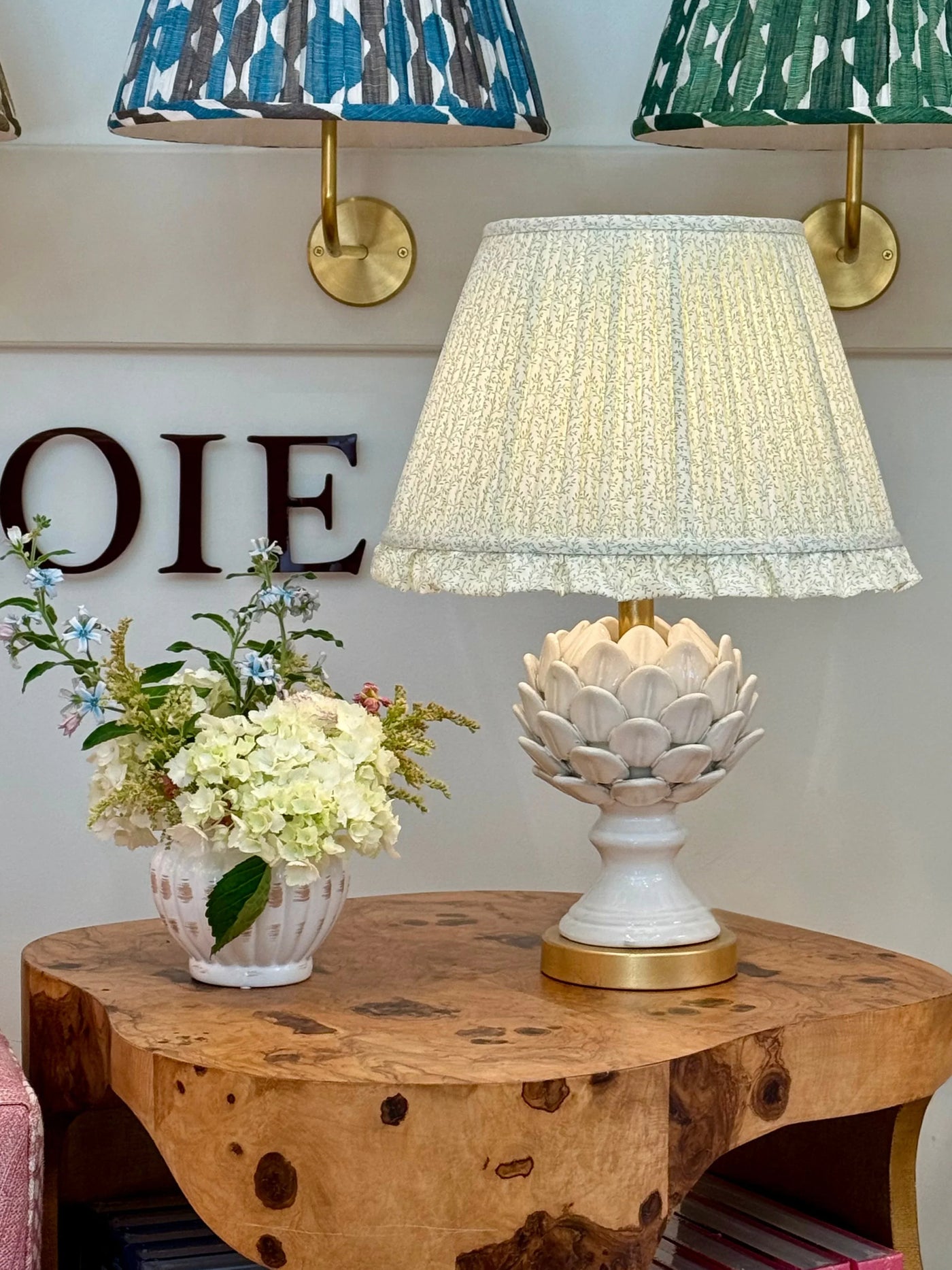 Ian Sanderson Green Leonie Ruffle Lampshade