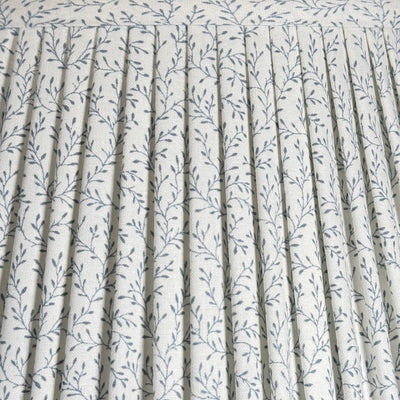 Ian Sanderson Steel Blue Leonie Ruffle Lampshade