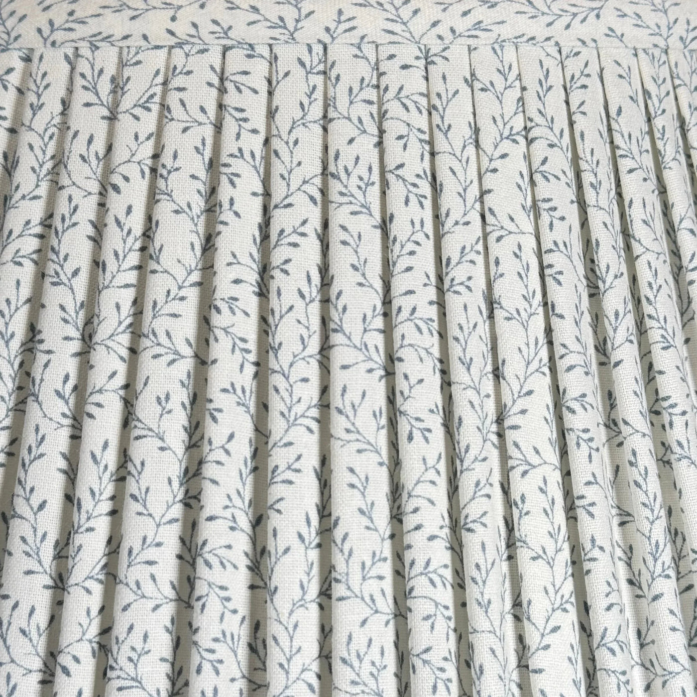 Ian Sanderson Steel Blue Leonie Ruffle Lampshade