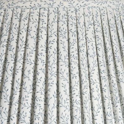 Ian Sanderson Steel Blue Leonie Ruffle Lampshade