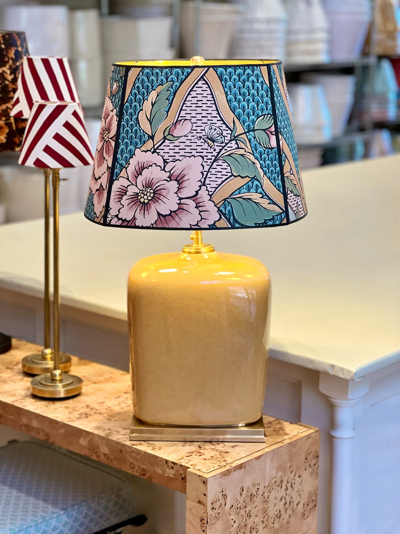 Mimi Table Lamp in Light Honey