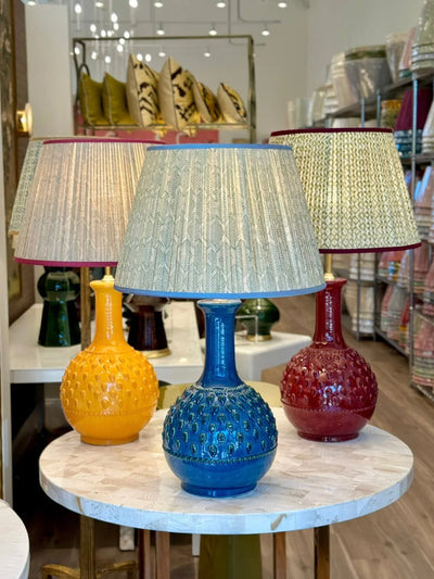 Penny Morrison Blue Amara Ceramic Table Lamp