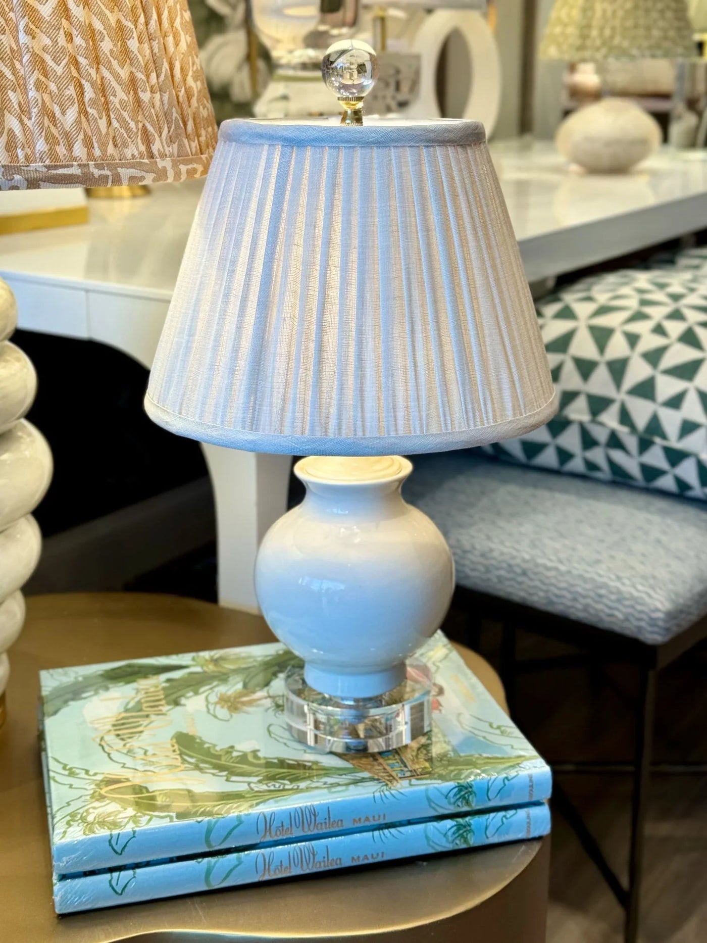 Mini White Porcelain Lamp