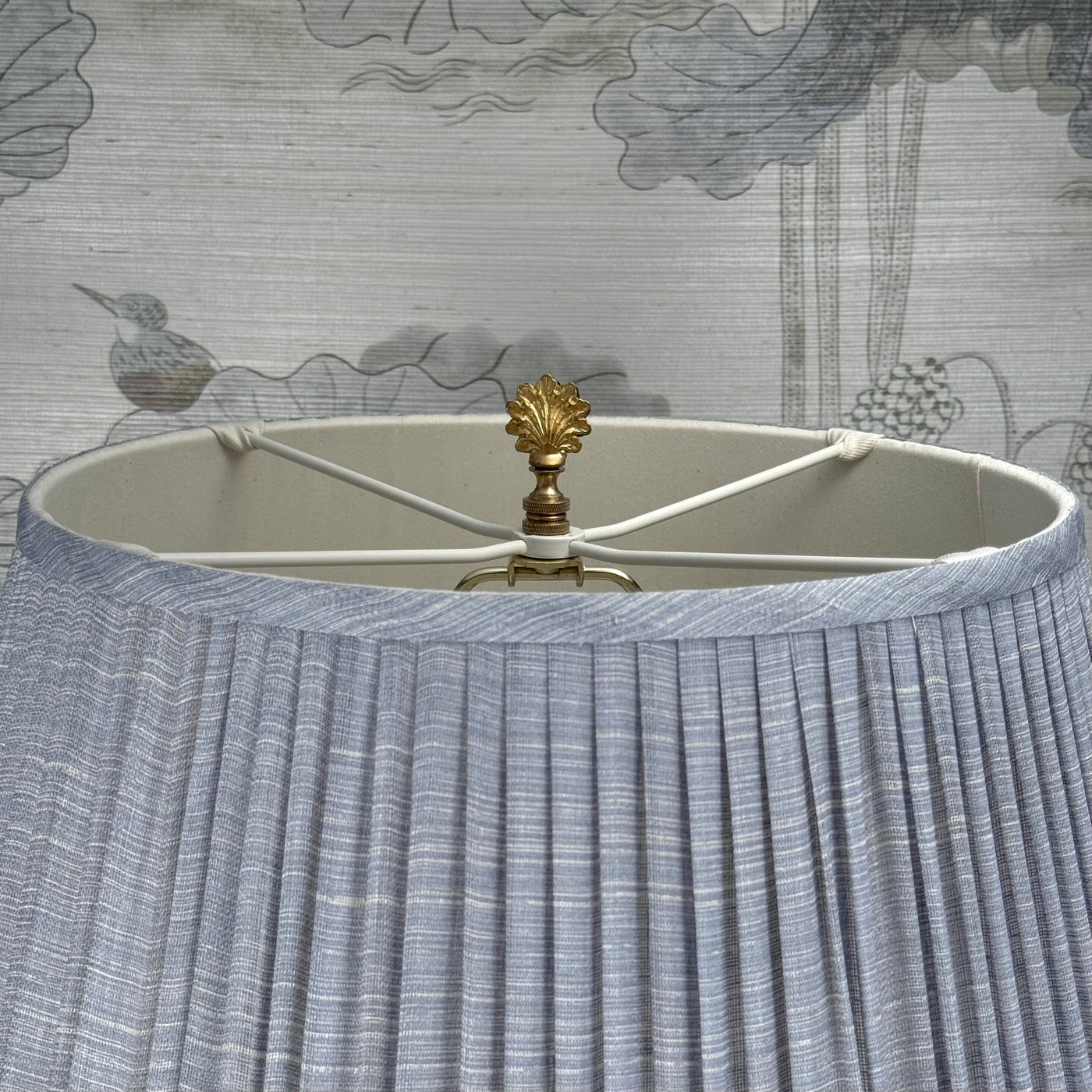 Small Brass Leaf Finial