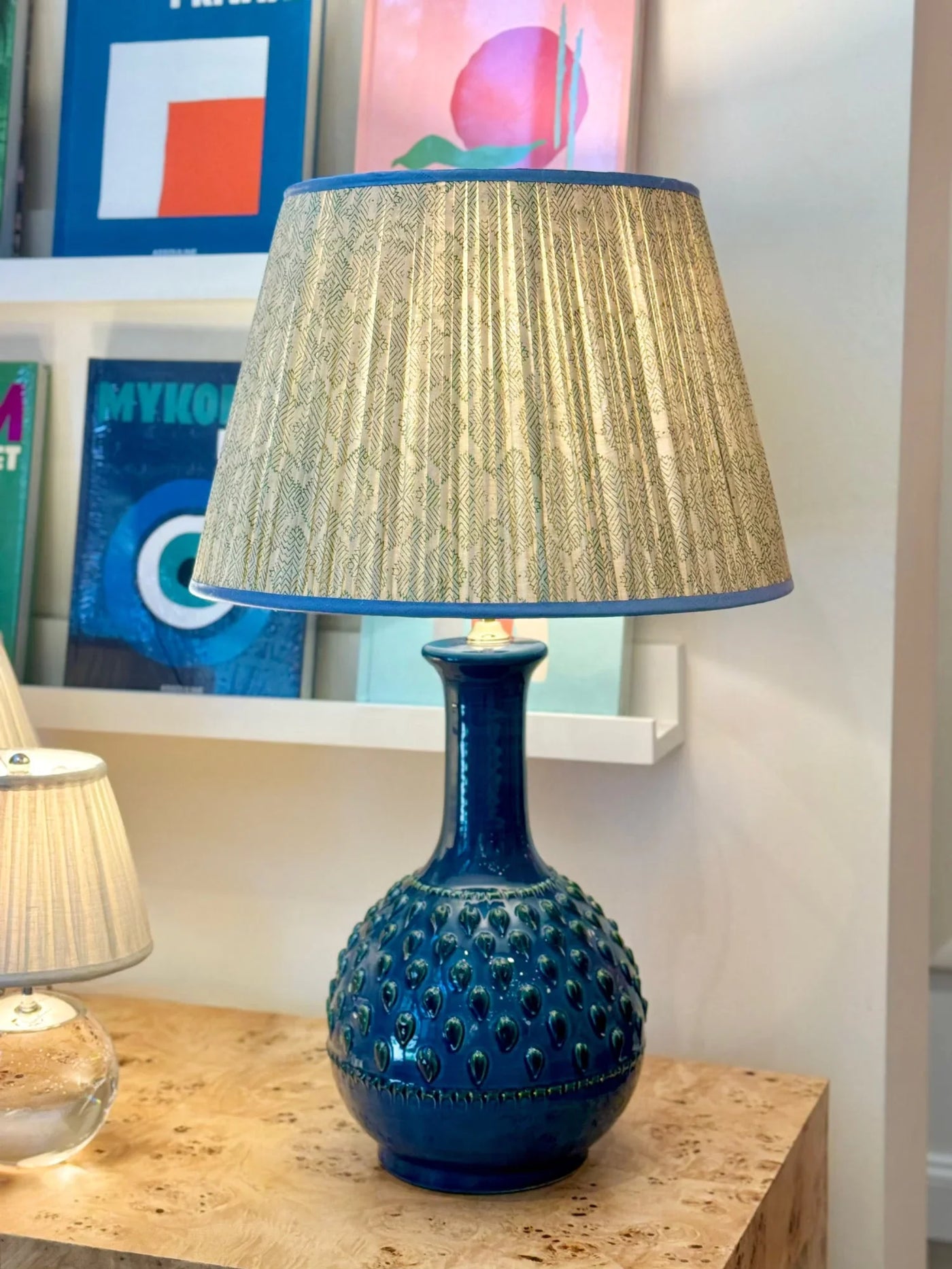 Penny Morrison Blue Amara Ceramic Table Lamp
