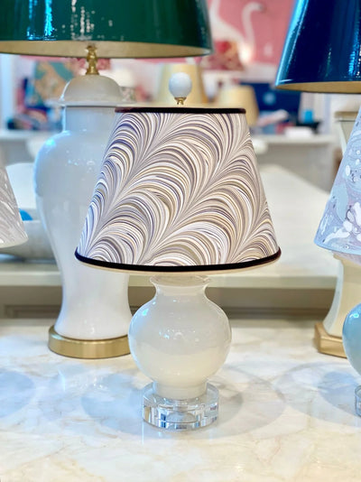 Mini White Porcelain Lamp