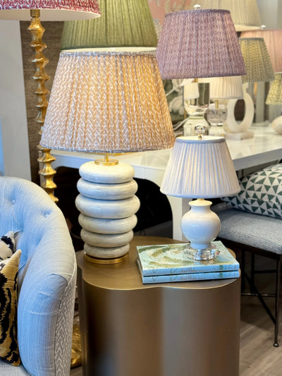 Mini White Porcelain Lamp