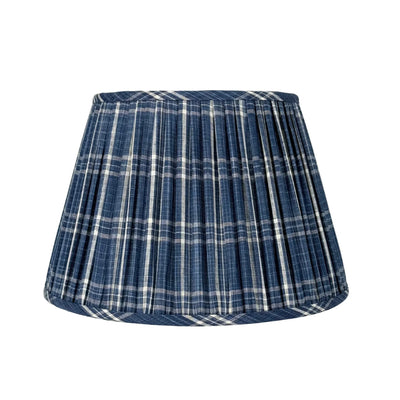 Ian Sanderson Peverell Check Blue Lampshade Hero