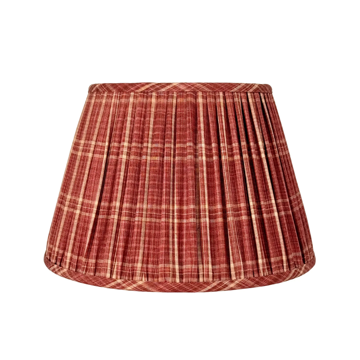 Ian Sanderson Peverell Check Red Lampshade hero