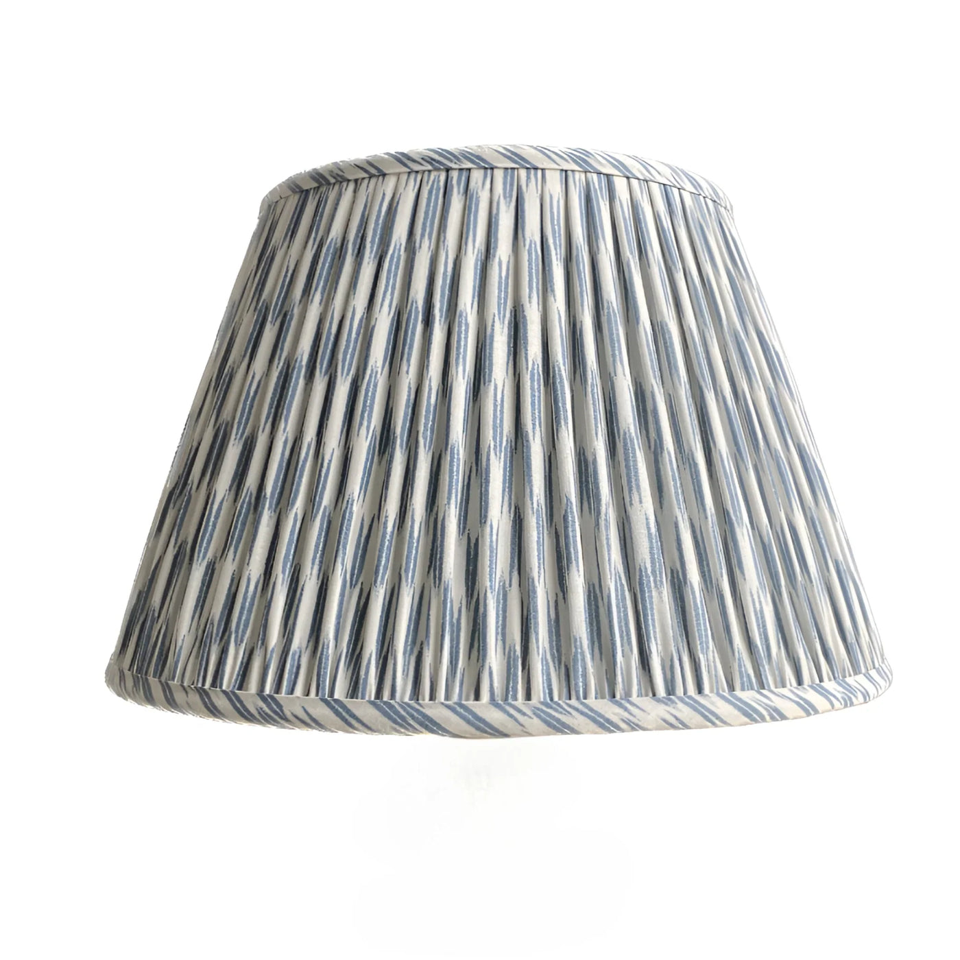 Designer Ian Sanderson Air Force Quiver Blue and White fabric Lampshade cotton