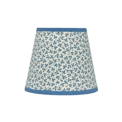 Ian Sanderson Blue Forget-Me-Not Miss Polly Lampshade with Blue Cornflower Trim