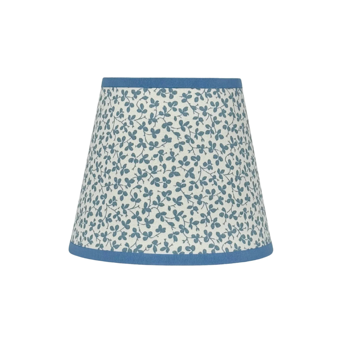 Ian Sanderson Blue Forget-Me-Not Miss Polly Lampshade with Blue Cornflower Trim