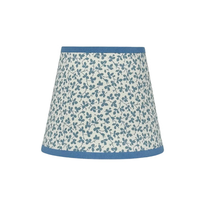 Ian Sanderson Blue Forget-Me-Not Miss Polly Lampshade with Blue Cornflower Trim