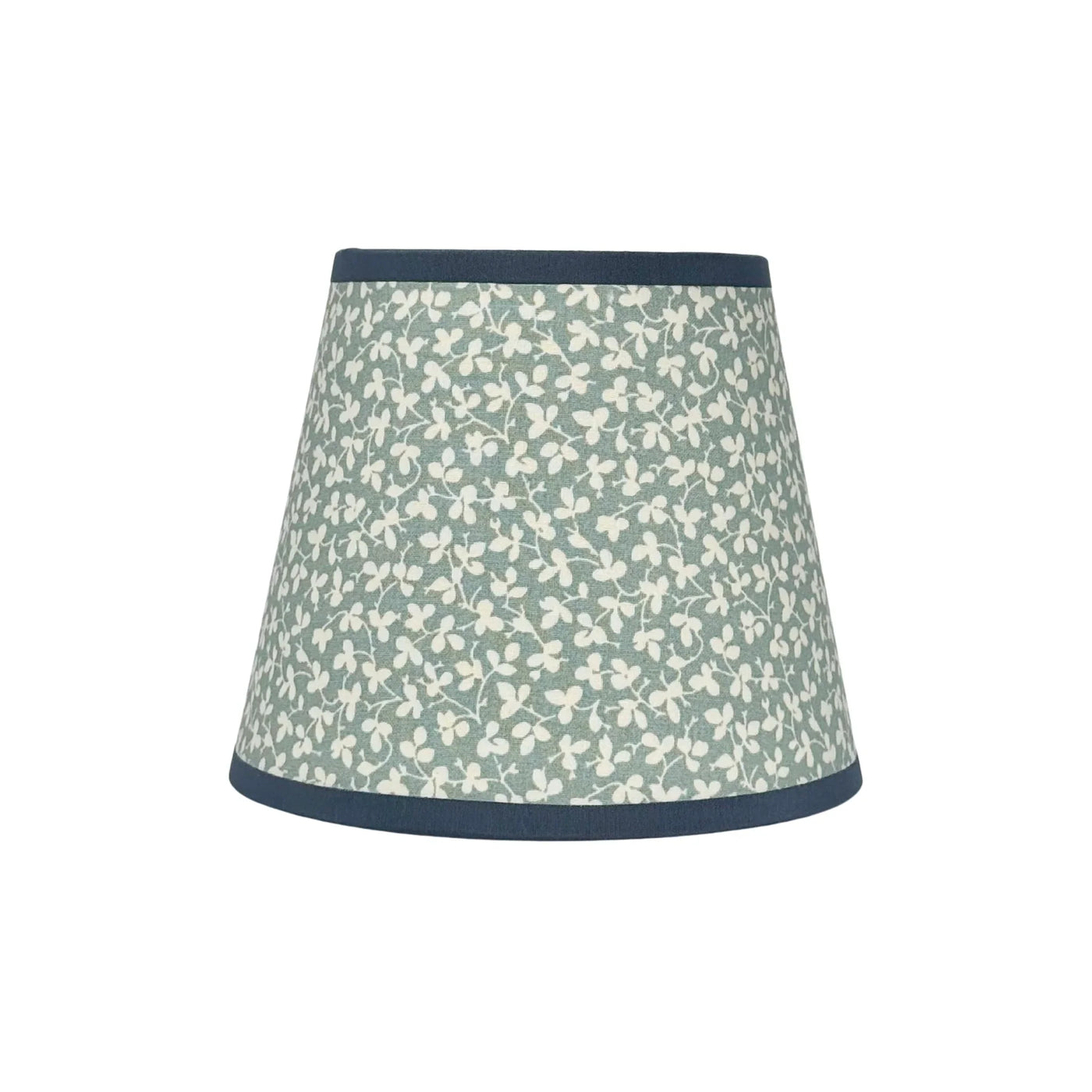 Ian Sanderson Blue Mineral Miss Polly Lampshade with Blue Cadet Trim
