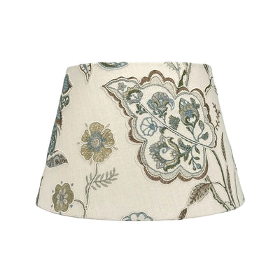 Ian Sanderson Chalk Hill Blue Shiraz Embroidered White Lampshade