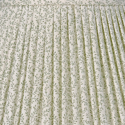 Ian Sanderson Green Leonie Ruffle Lampshade up close