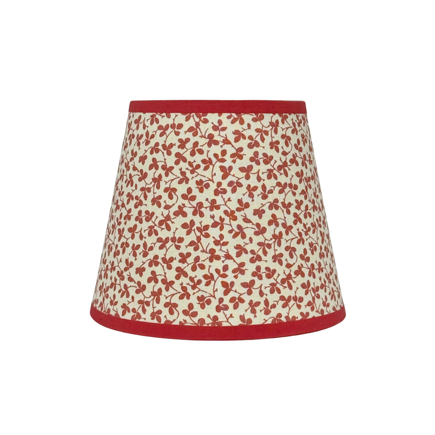Ian Sanderson Red Persimmon Miss Polly Lampshade with Red Brick Trim