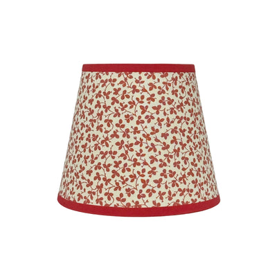 Ian Sanderson Red Persimmon Miss Polly Lampshade with Red Brick Trim