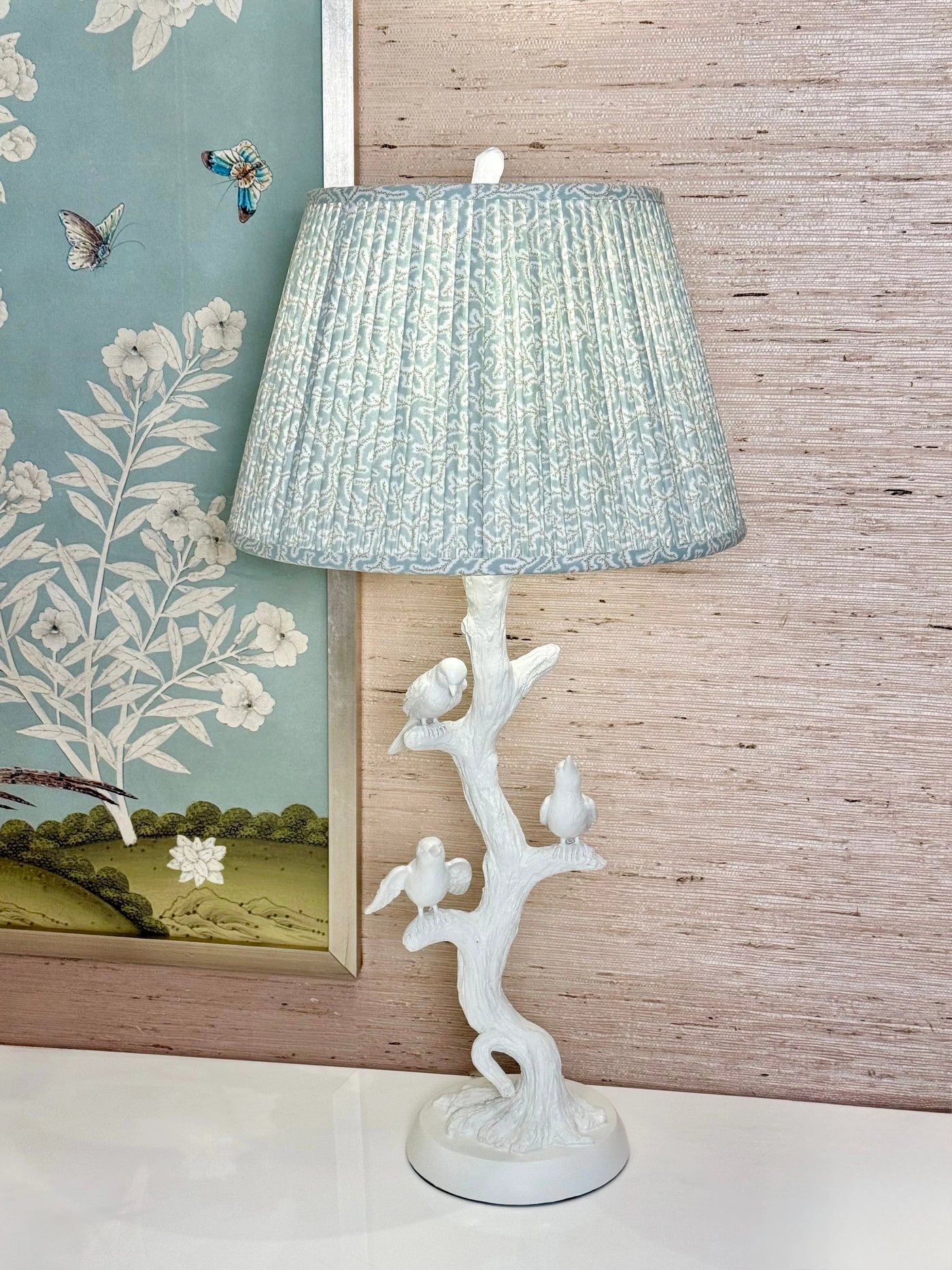 Ian Sanderson Thyme Dulcie Lampshade on Avery Table Lamp