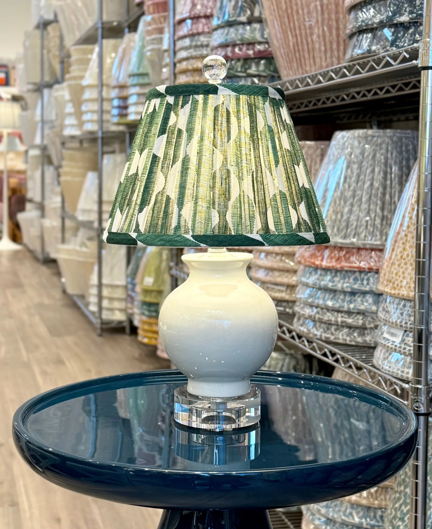 Fermoie Green Whittle Lampshade