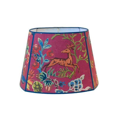 Kit Kemp pink wallpaper lampshade