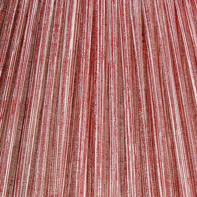 Fermoie red strie lampshade detail