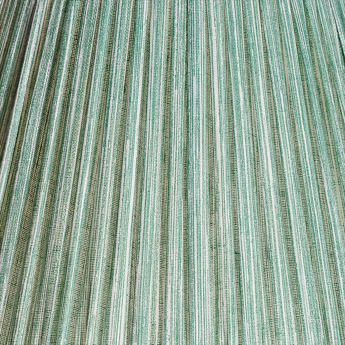 Fermoie Green Strie Lampshade up close