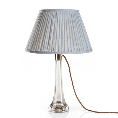 Fermoie light blue strie lampshade