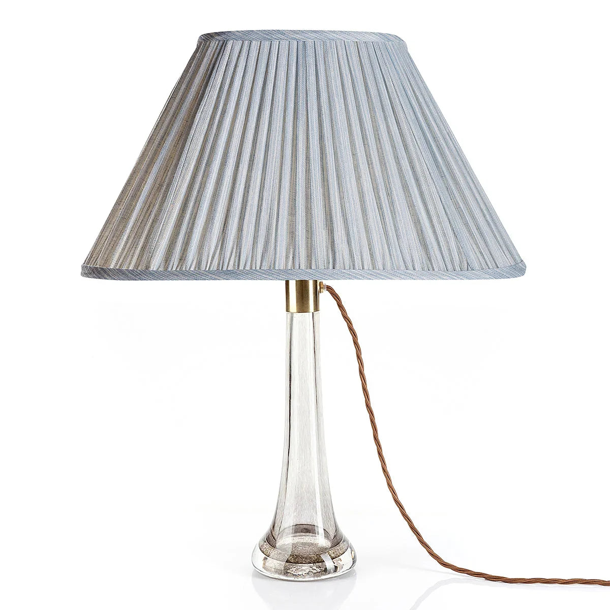 Fermoie Light Blue Strie Lampshade