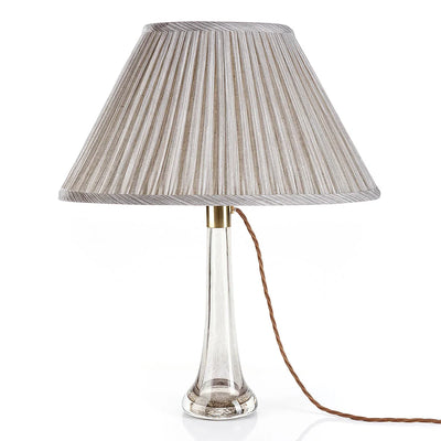 Fermoie grey strie lampshade