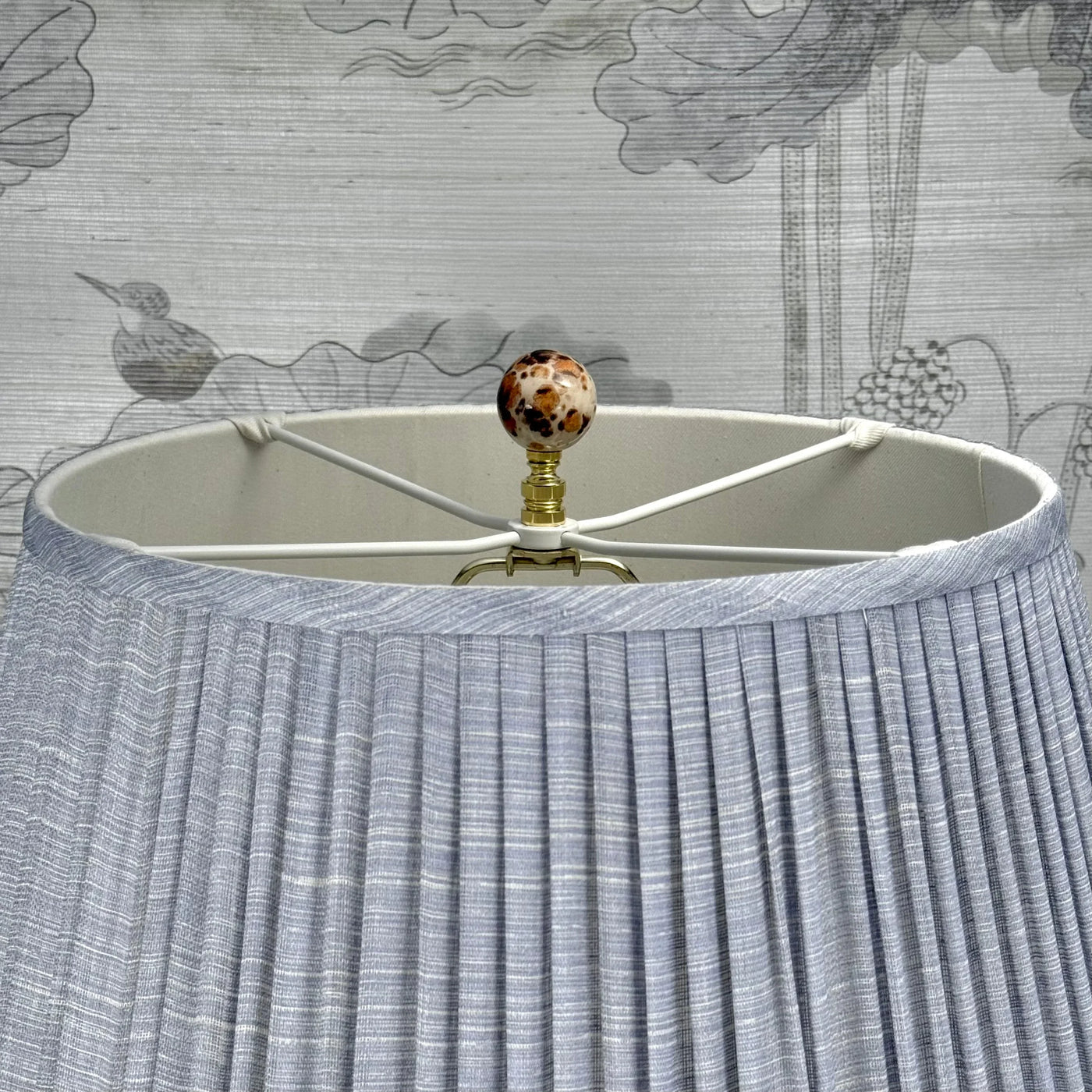 Leopard Finial close up