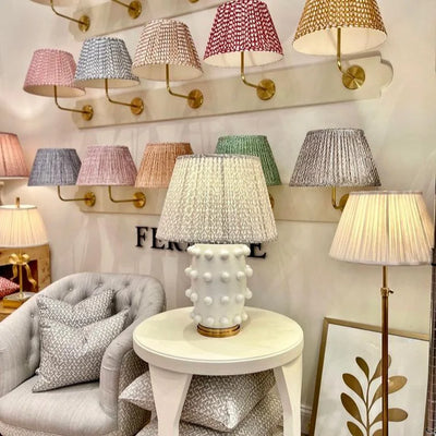 Linden lamp and fermoie lampshades