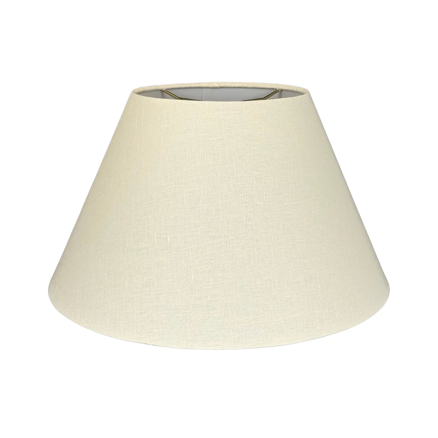 Linen Rolled Edge Modern Flare Lampshade - Egg