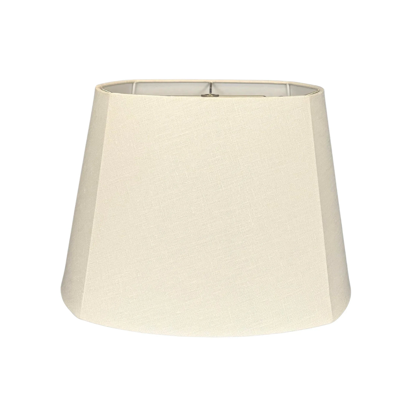 Linen Rolled Edge Modern Square Lampshade - Egg