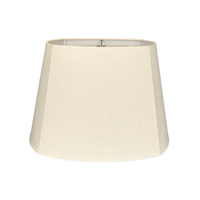 Linen Rolled Edge Modern Square Lampshade - Egg