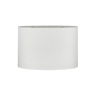Linen Rolled Edge Retro Oval Lampshade
