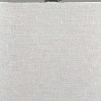 Linen Rolled Edge Retro Oval Lampshade Close Up